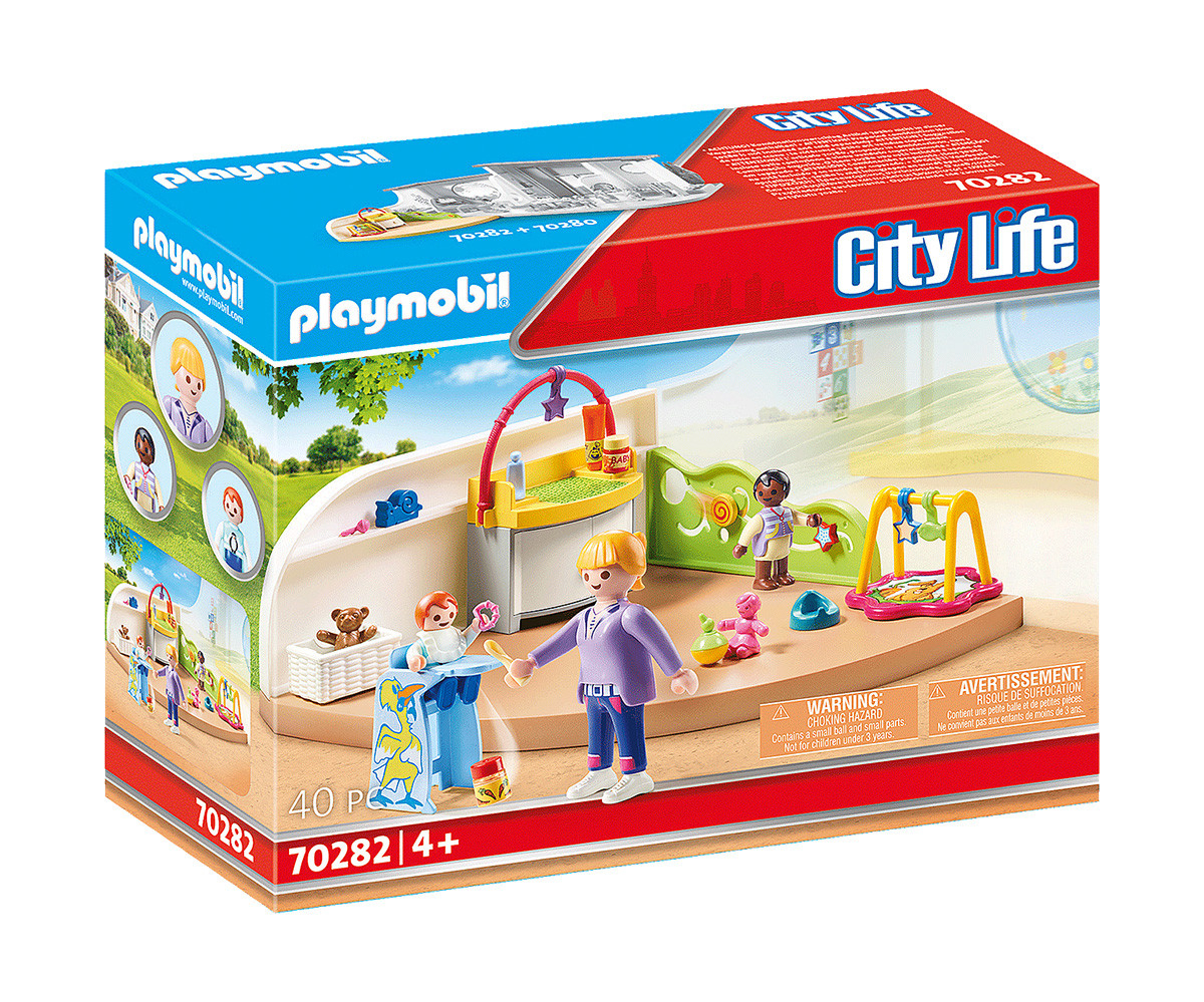 Playmobil - Занимателен Игрален Комплект Детска стая за малки деца, 40 елемента