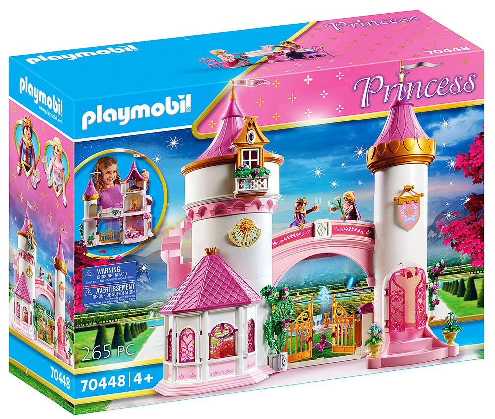 Playmobil - Занимателен комплект за игра Замък за принцеса, 186 елемента