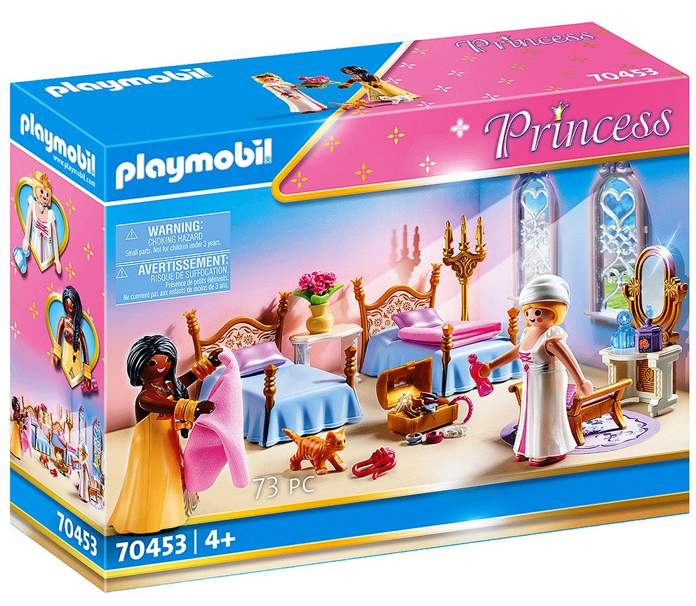 Playmobil - Занимателен комплект за игра Кралска спалня, 73 елемента
