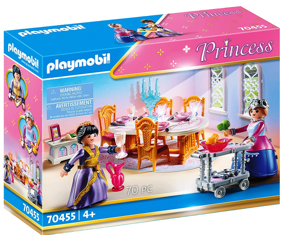 Playmobil - Занимателен комплект за игра Кралска столова, 70 елемента