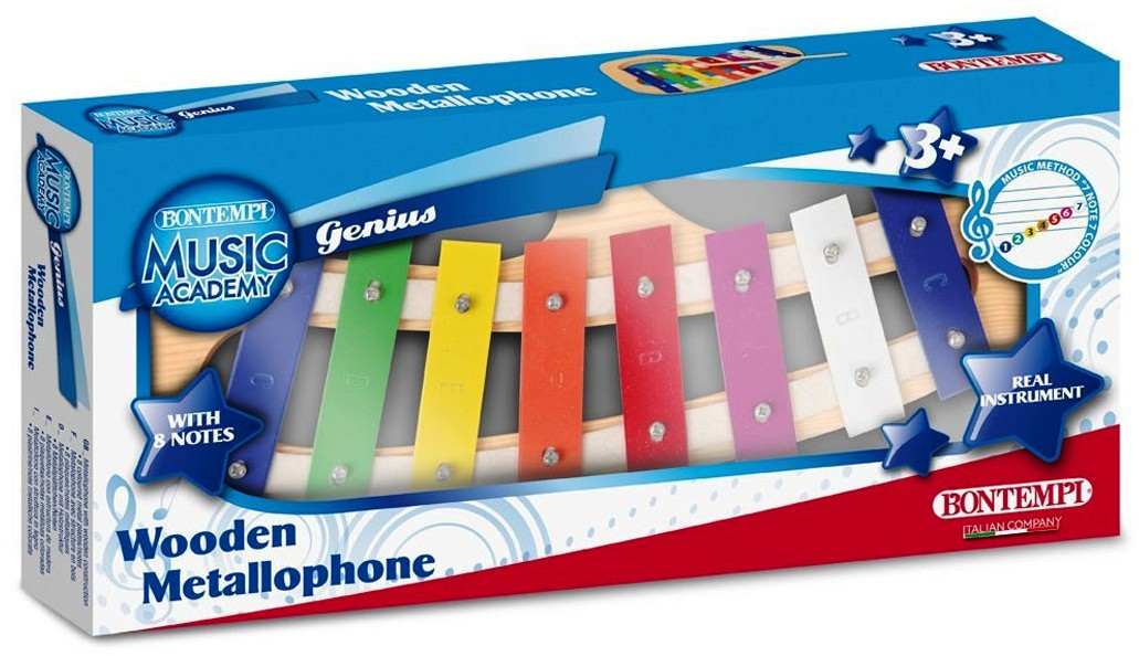 Bontempi - Дървен Ксилофон с 8 ноти
