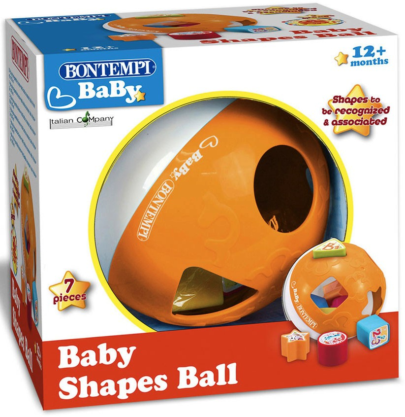Bontempi - Топка за сортиране/сортер с геометрични фигури