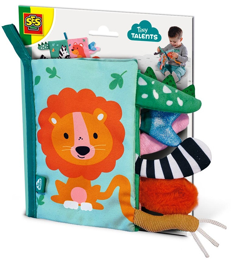 SES - Книга от плат с опашки на животни от различни материи