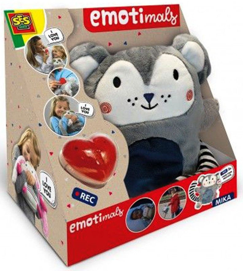 SES - Интерактивно Плюшено животинче с емоции, Мика