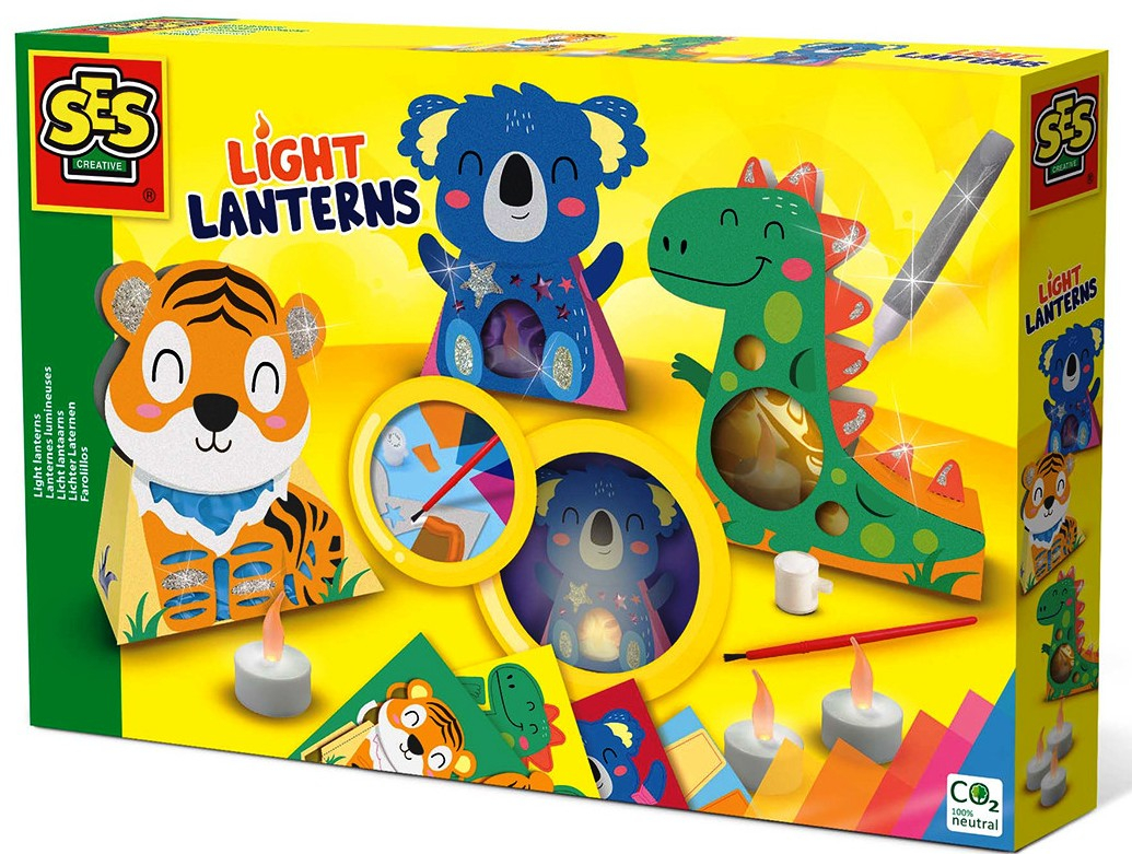 SES - Комплект направи си сам, Хартиени свещници с LED светлина