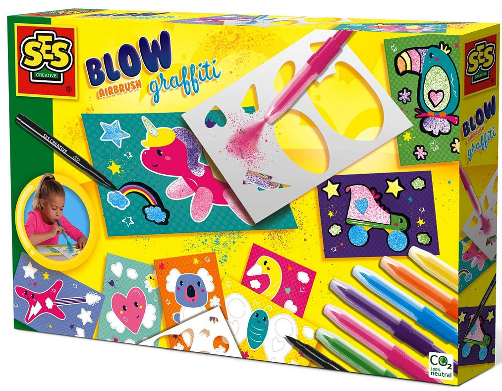 SES - Флумастри за оцветяване с издухване на въздух