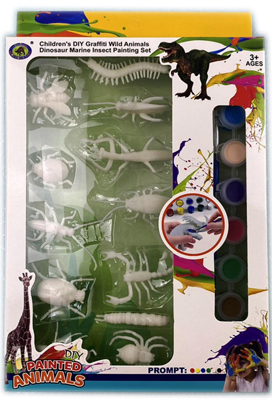 Комплект Насекоми за оцветяване 12бр