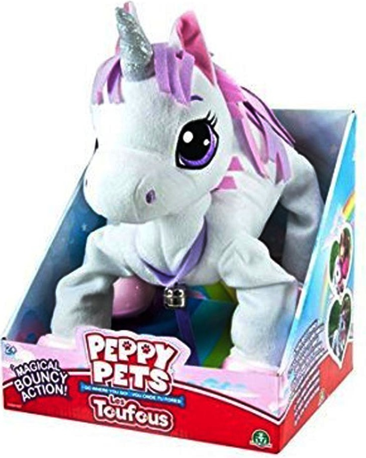 Peppy Pets - Плюшен любимец за разходка навън - Еднорог