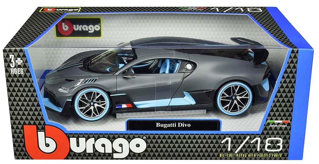 Bburago Plus - модел на кола 1:18 - Bugatti Divo