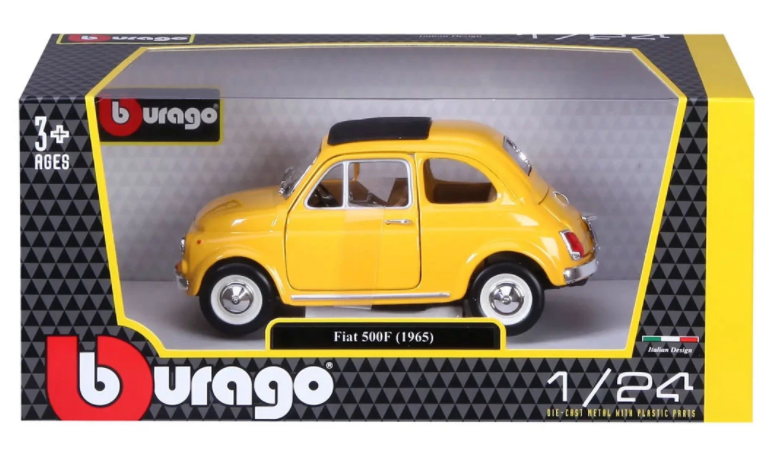 Bburago - модел на кола 1:24 - Fiat 500F 1965