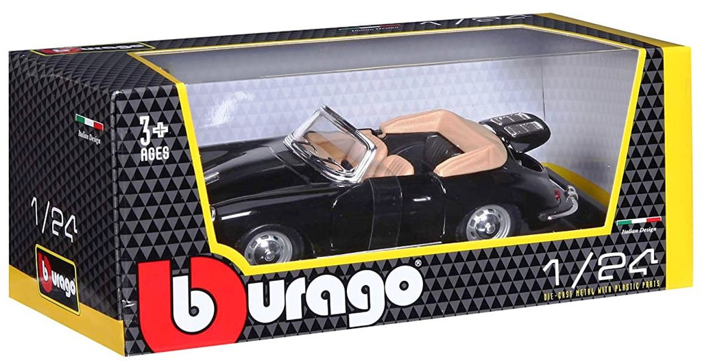 Bburago Bijoux - модел на кола 1:24 - Porsche 356B Cabriolet (1961)