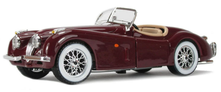 Bburago Bijoux - модел на кола 1:24 - Jaguar XK 120 Roadster (1951)