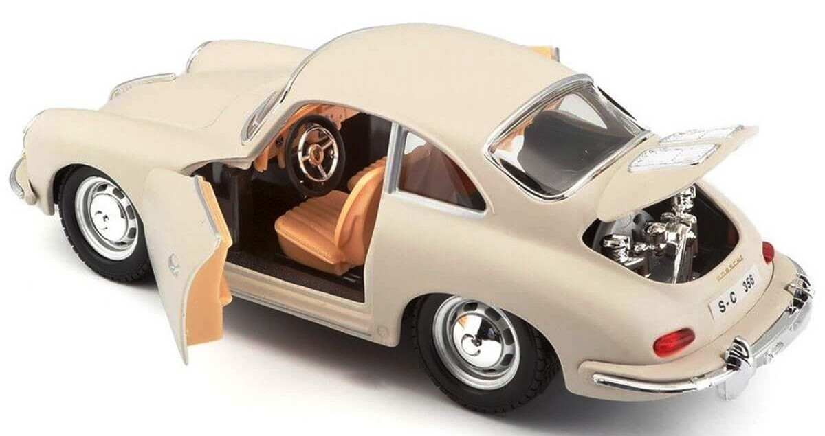 Bburago Bijoux - модел на кола 1:24 - Porsche 356B Coupe (1961)