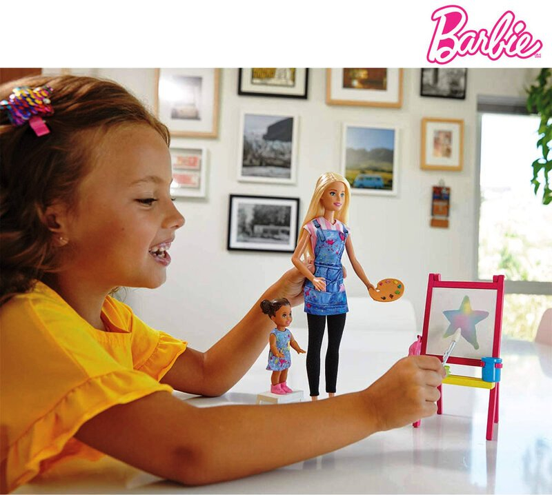 Кукла Barbie/Барби - Игрален комплект Учител по рисуване