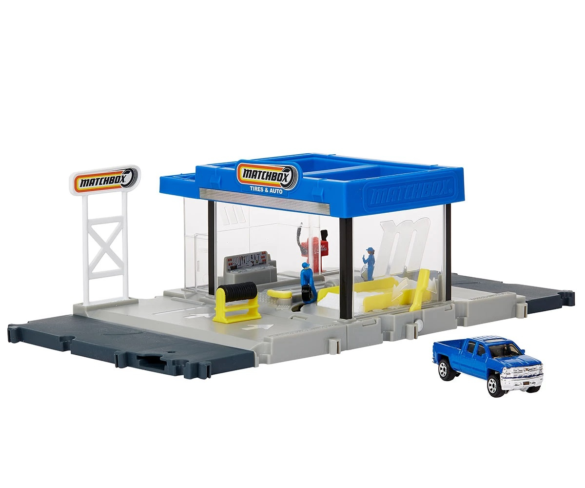 Комплект Matchbox Action Drivers, Auto Shop Автосервиз