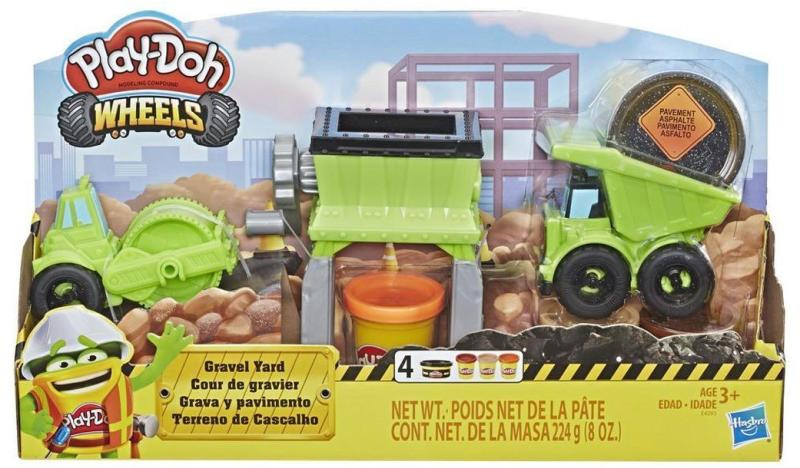 Play Doh пластелин- Кариера, Строителен камион и валяк