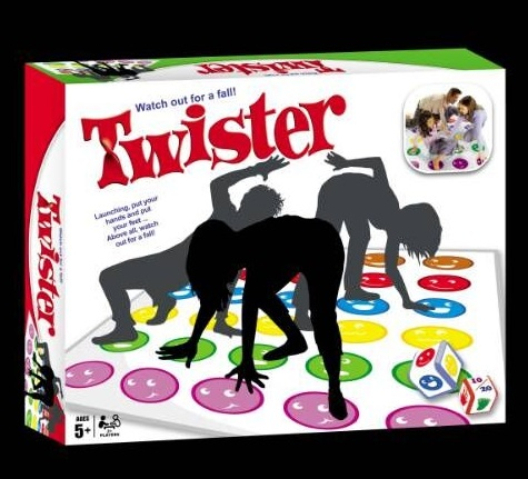Игра Туистър за равновесие и забава