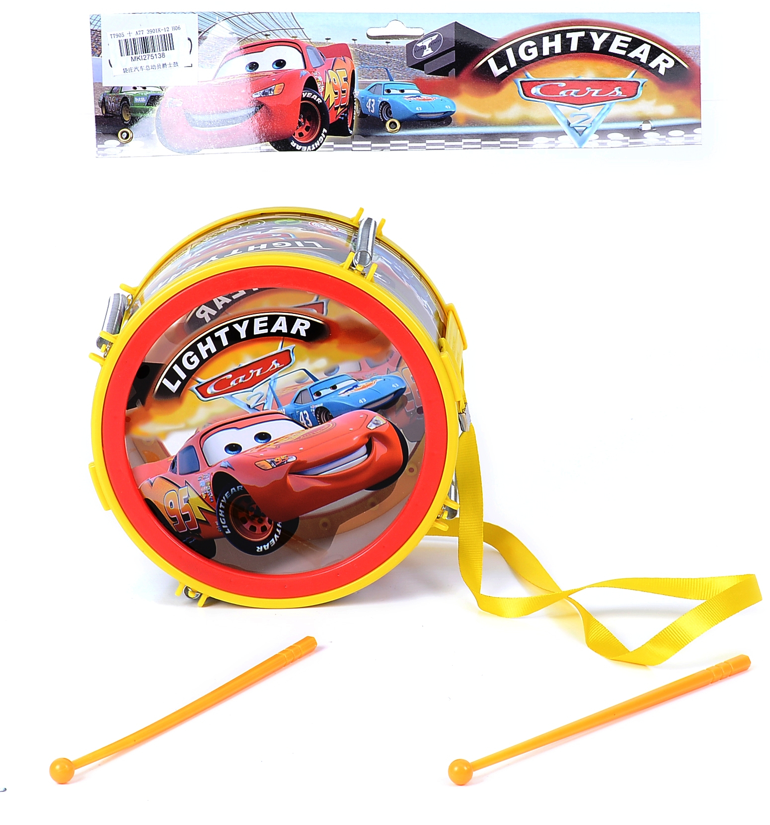 Малък прозрачен барабан с изображенията на любими герои 3 вида