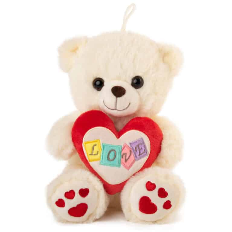 Мече държащо сърце /Love/, Бежов 17см