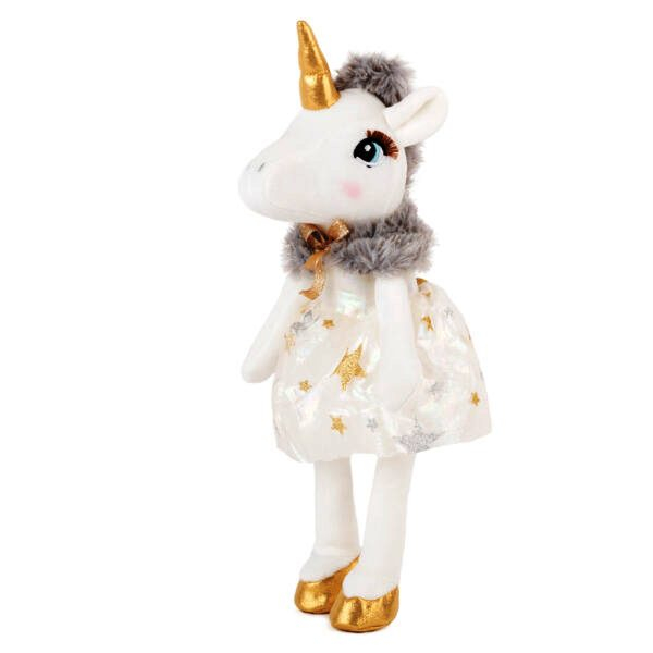 Животни с глитерни рокли Еднорог, 20см