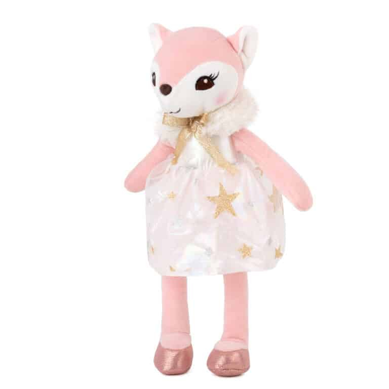 Животни с глитерни рокли Лисица, 20см