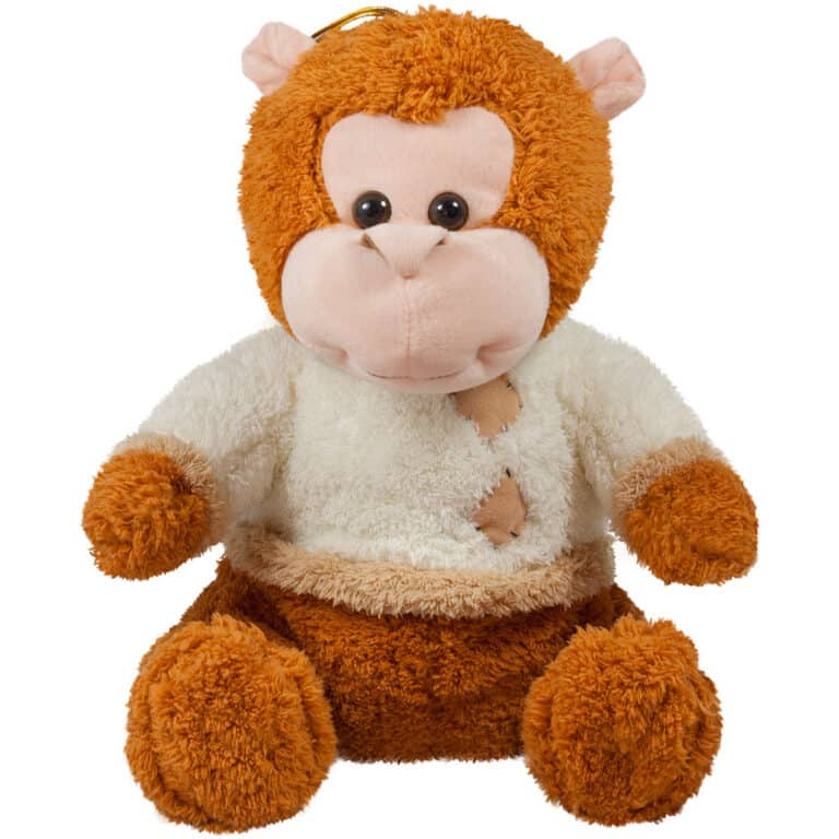 Плюшени животни с блузка Маймунка, 30см