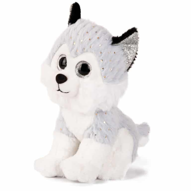 Куче хъски с глитер ушички, 25см