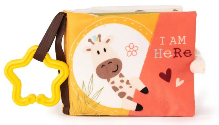 Мека бебешка книжка Жираф, 12 х 3.5 х 10 см