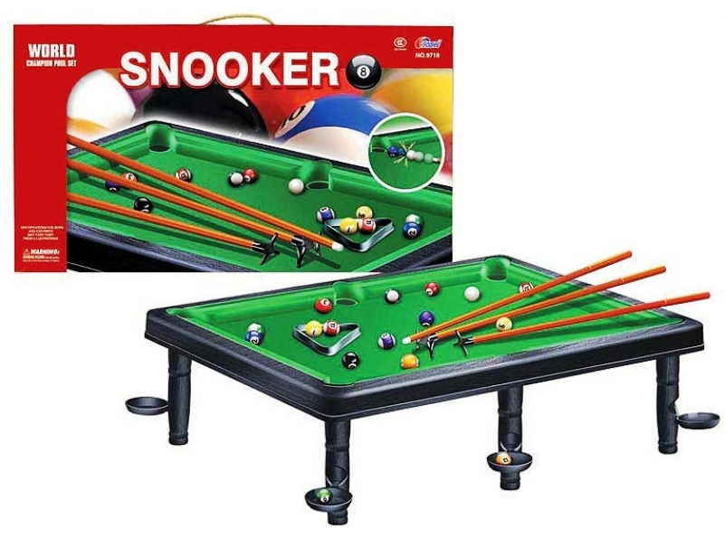 Маса за Билярд с меко покритие, 2 щеки с 6 крачета