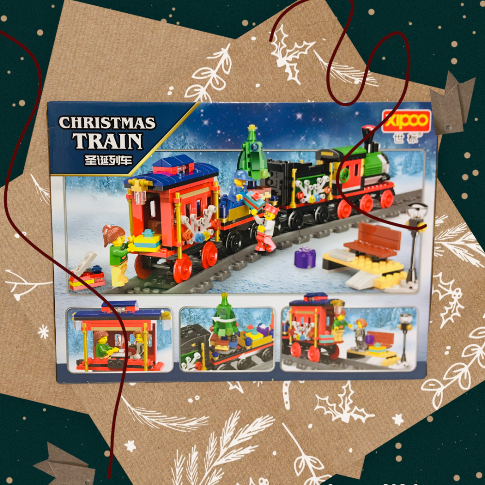 Коледен Конструктор Влак, 538 части