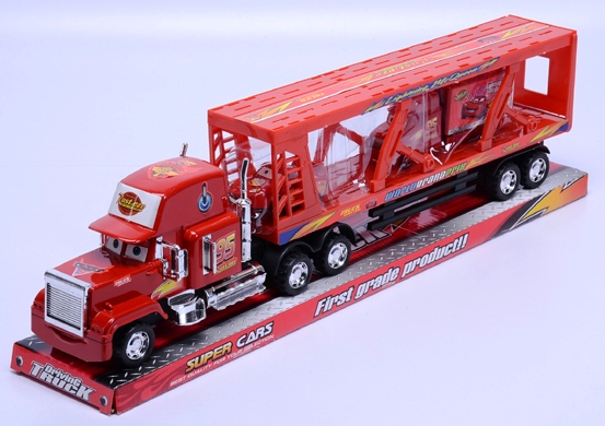 Голям Автовоз с очички, шапка и 2 коли