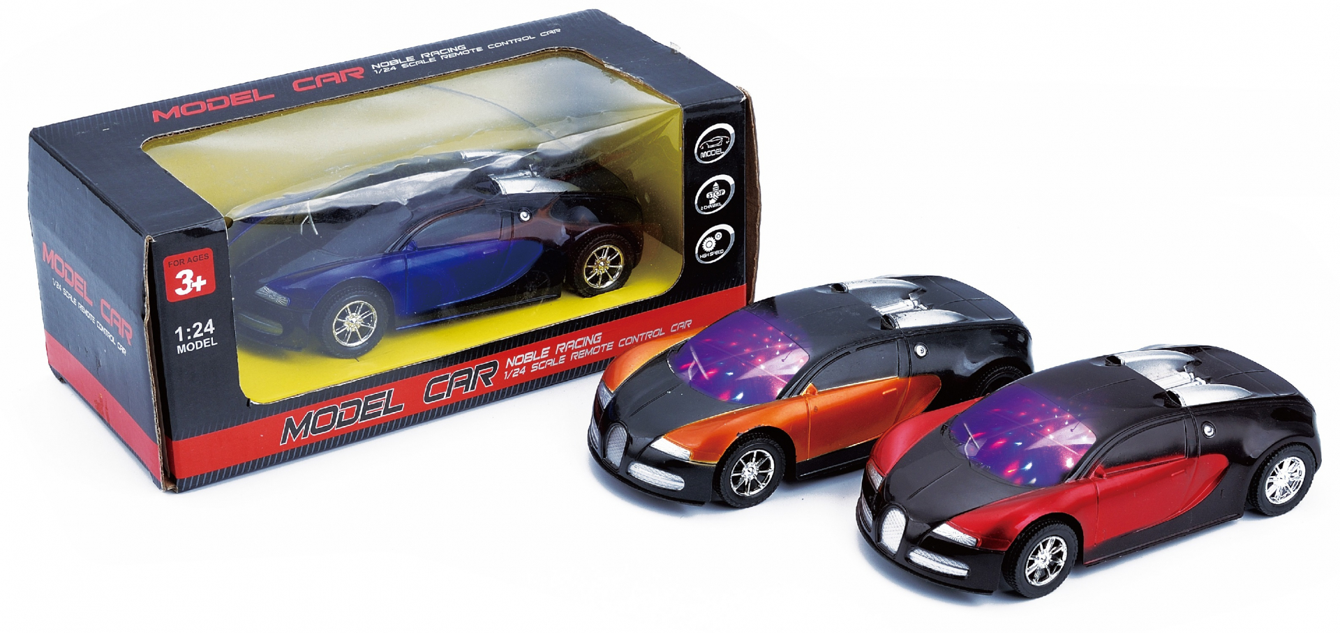 Кола с радиоконтрол и светлини