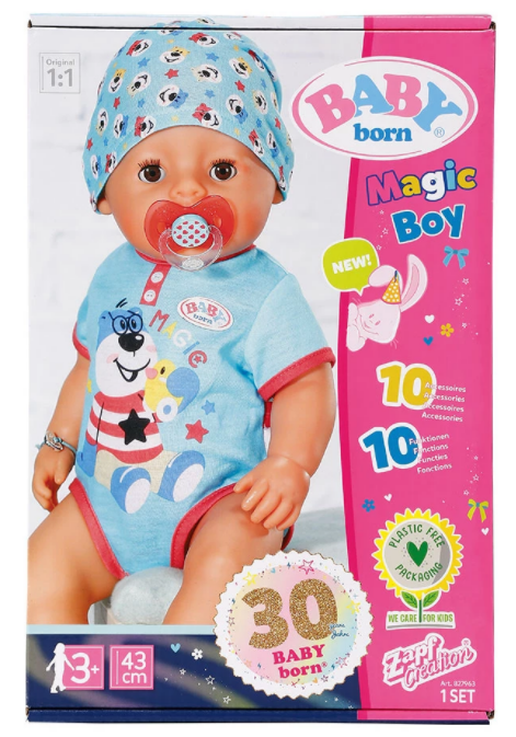 BABY Born - Интерактивно бебе с аксесоари - момче