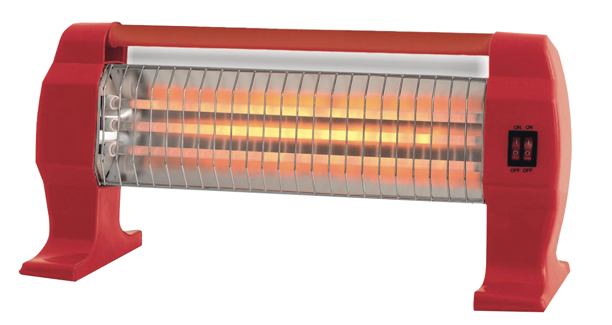 Кварцова печка Elite FQH-0456, Мощност 1200W, 3 степени, Червен