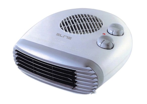 Вентилаторна печка ELITE AH-0405, 1000/2000w, бяла