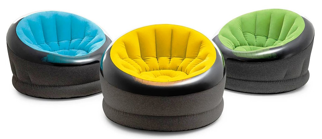 Надуваемо кресло INTEX Empire, асортимент