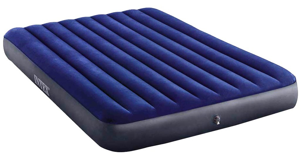 Надуваем матрак INTEX Classic Downy, 152 х 203 х 25 см.