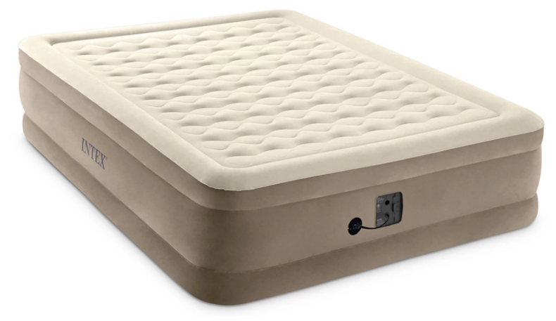 Надуваем матрак с вградена помпа INTEX Ultra Plush, 152 х 203 х 46 см.