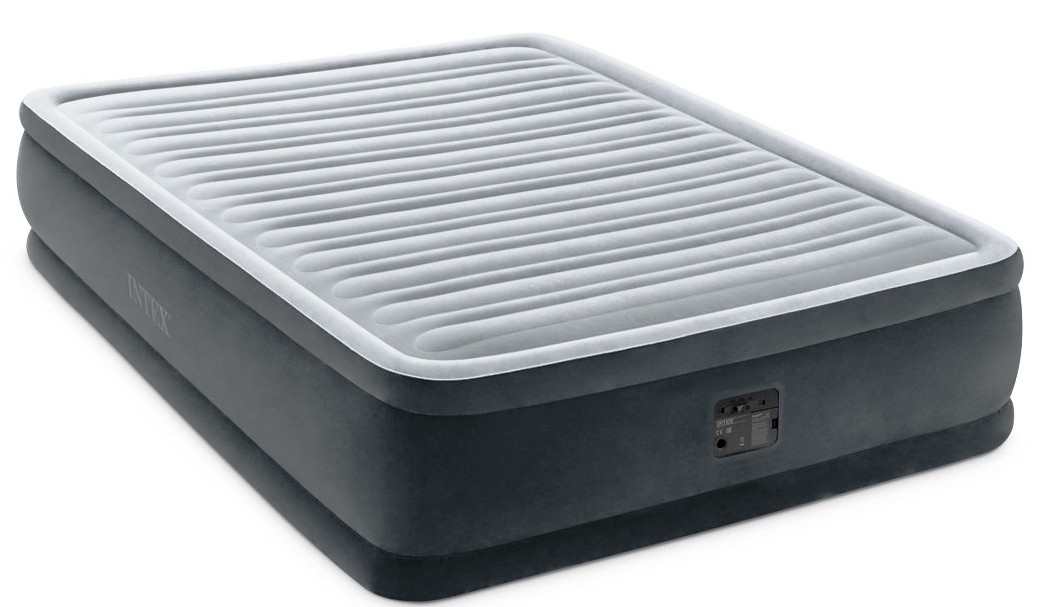 Надуваем матрак с вградена помпа INTEX Comfort-Plush Elevated, 152 х 203 х 46 см.