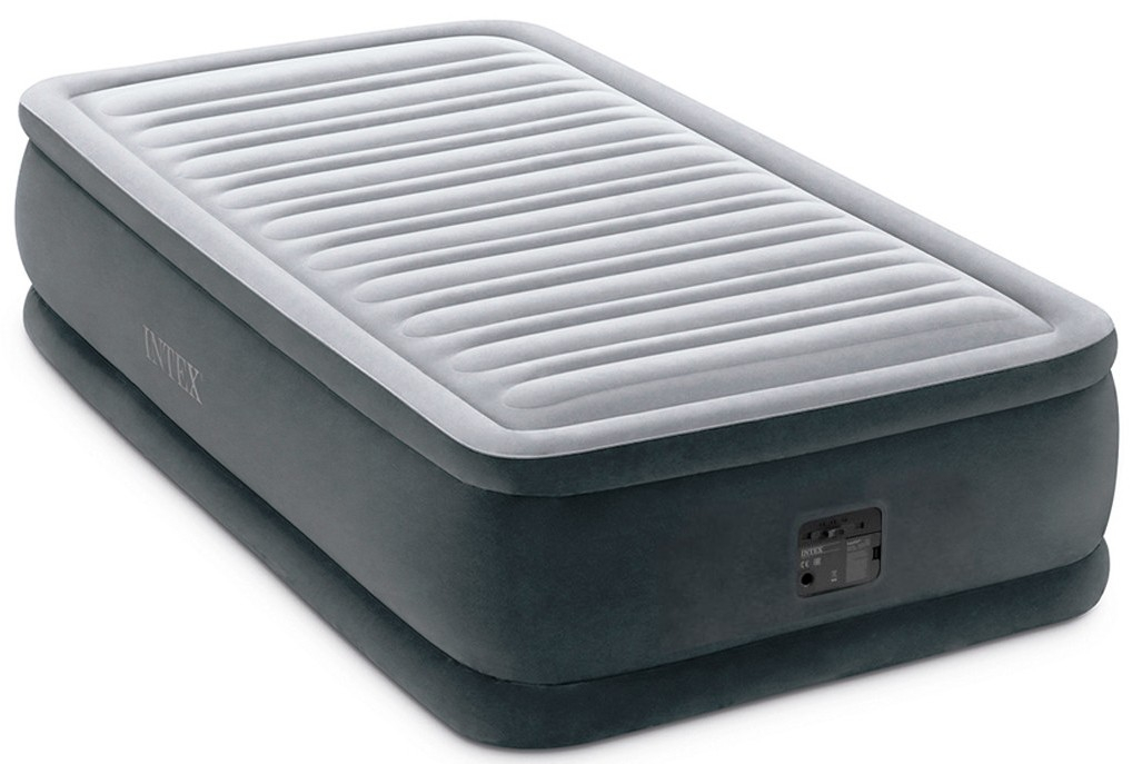 Надуваем матрак с вградена помпа INTEX Twin Comfort-Plush Elevated, 99 х 191 х 46 см.
