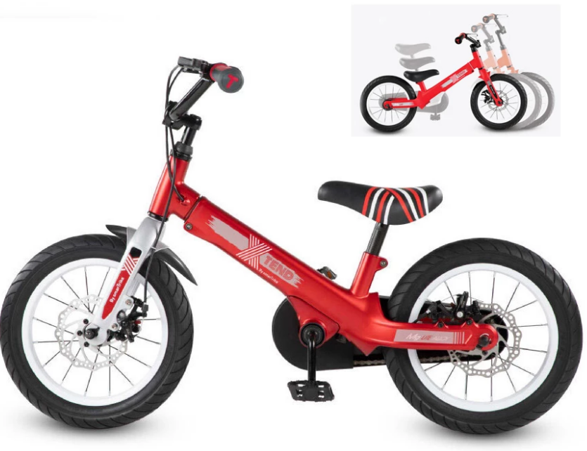 Разтегаем Велосипед smarTrike Xtend Mg+™ 3-в-1 - червен