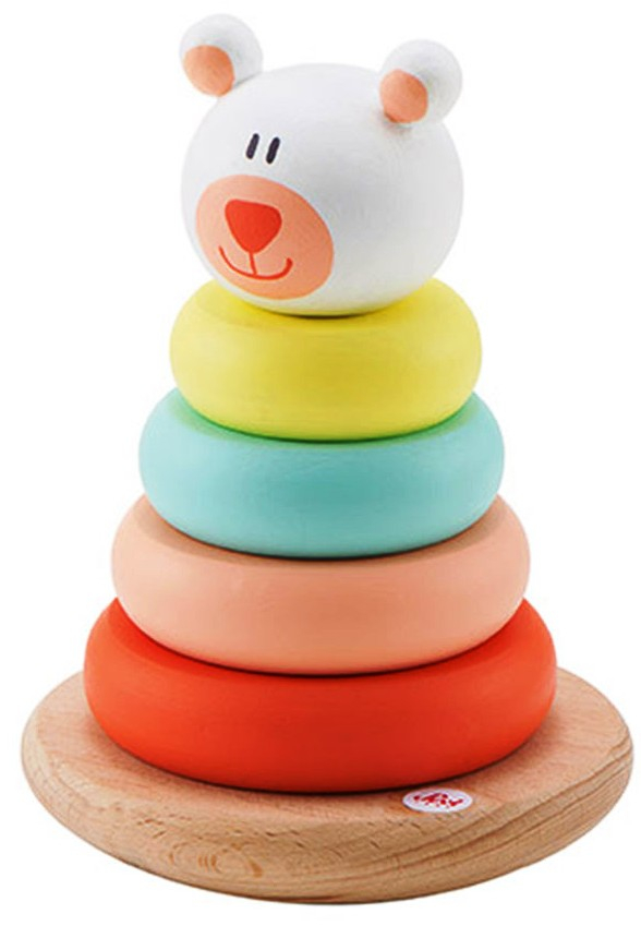 Дъвена Магнитна мечка за нареждане Sevi