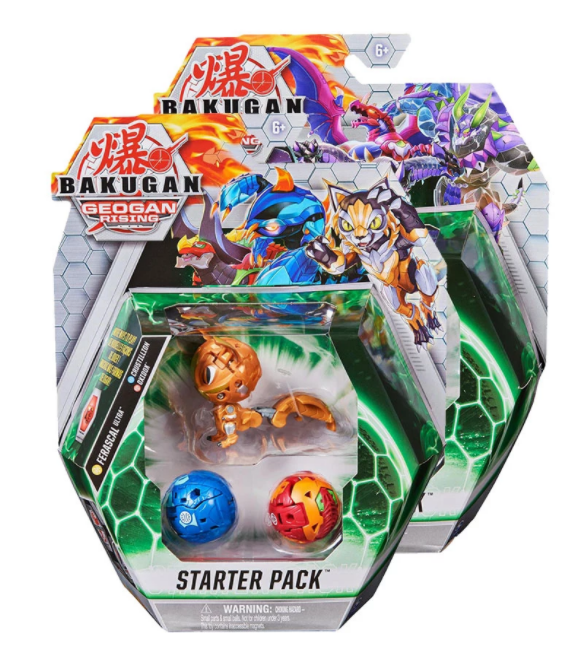 Стартов пакет топчета Bakugan Geogan Rising/Бакуган, асортимент