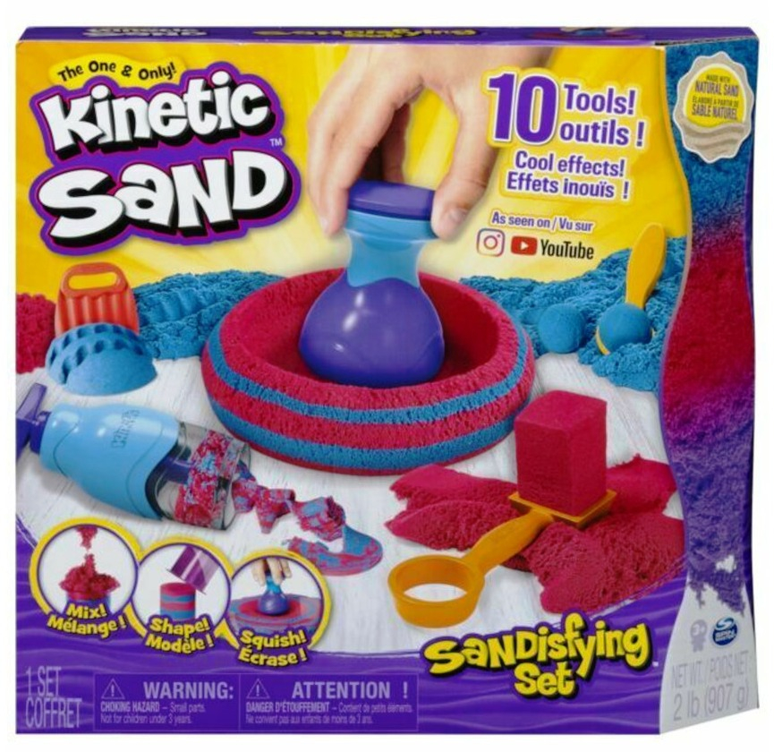 Kinetic Sand/Кинетичен пясък - Комплект с мега аксесоари