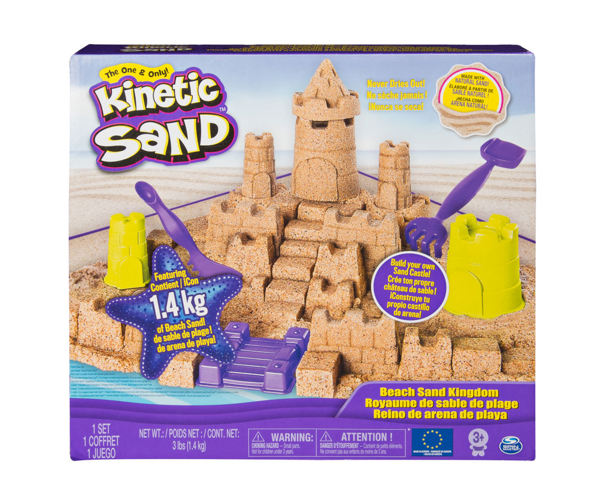 Kinetic Sand/Кинетичен пясък - Комплект пясъчен замък