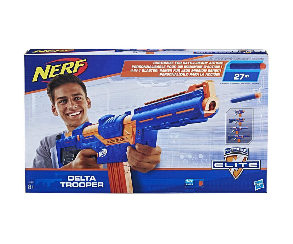 Нърф/Nerf - Бластер Делта Трупър 4в1