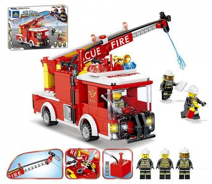 Конструктор ПОЖАРНА с вода 278 части