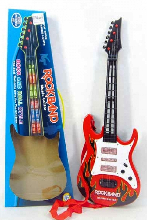 Рок китара с звук и светлини