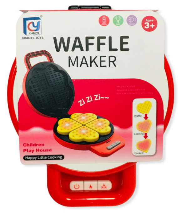 Гофретник, променя цвета на гофретките , почервеняват, а след време отново връщат цвета си със звук и светлини