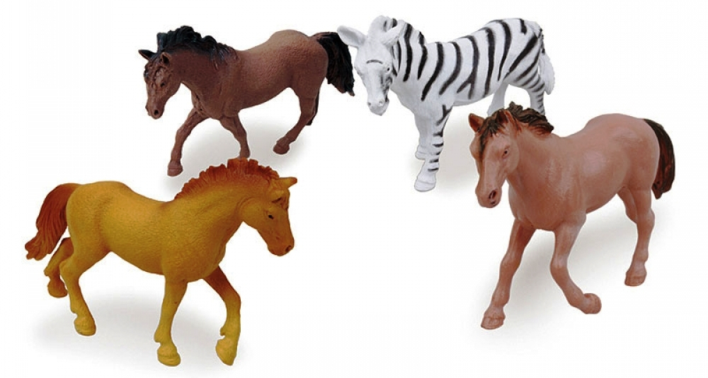 Комплект коне със зебра 4 броя